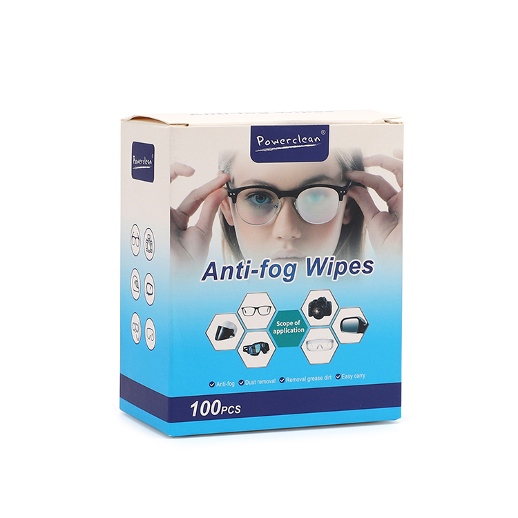 Anti-fog wet wipes by Zhihe for wiping the lenses