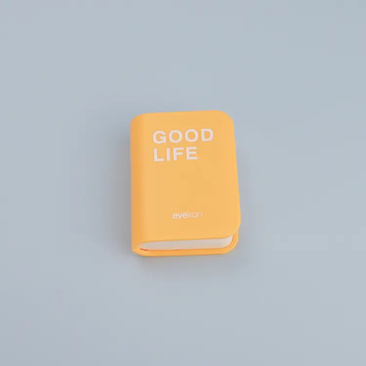Book Shape Contact Lens Case by Zhihe for storing contact lenses
