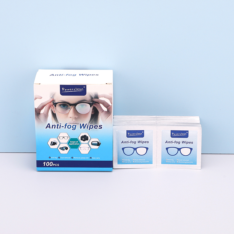 Anti-fog wet wipes by Zhihe for wiping the lenses