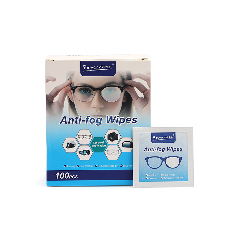 Anti-fog wet wipes by Zhihe for wiping the lenses