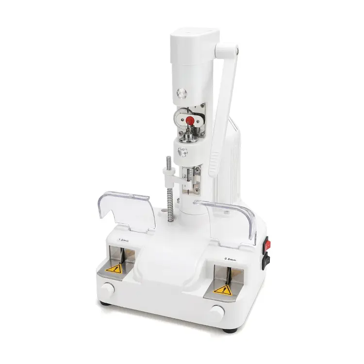 Drilling and slotting machine by Zhihe for rimless glasses