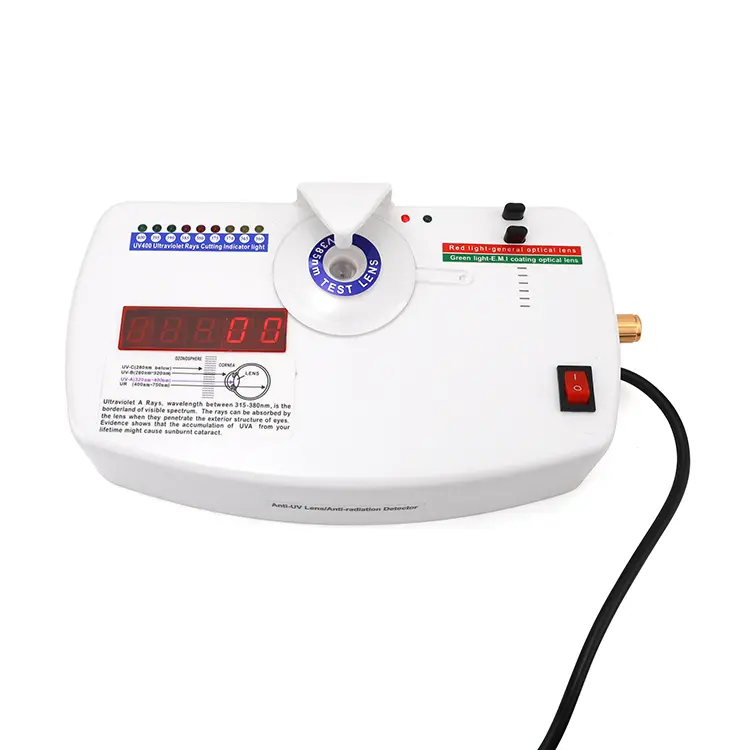 UV tester by Zhihe for lens transmittance