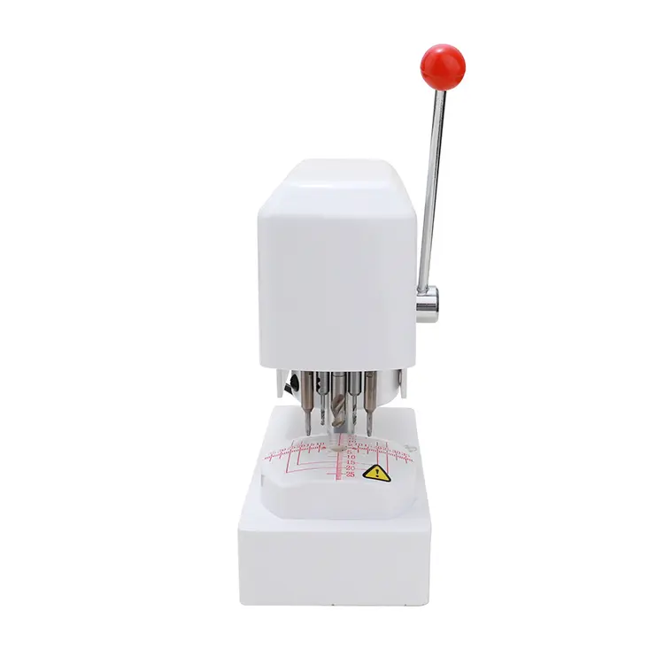 Template punch machine by Zhihe for lens insert drilling