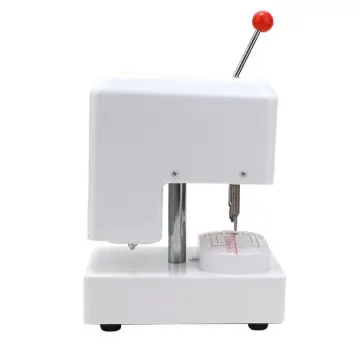 Template punch machine by Zhihe for lens insert drilling
